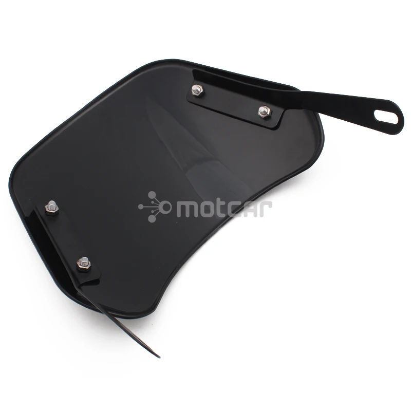 Мотоцикл Кафе Racer 5 &quot 7&quot фара Черный лобовое стекло ветровой дефлектор ветровое