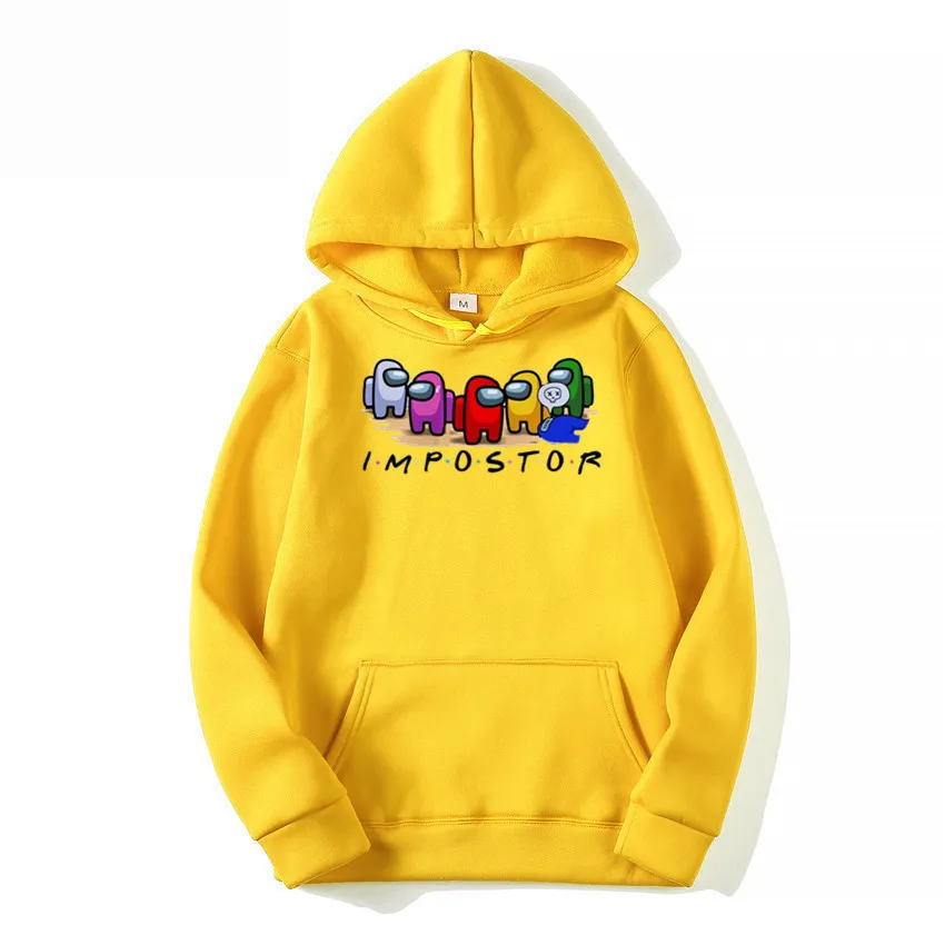 

New Video Game Among Us Hoodies Men Impostor Graphic Anime Streetwear Cartoon Sweatshirt Sudadera Hombre Among Us Hip Hop Hoodie