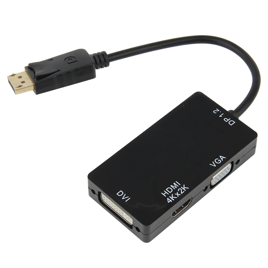 Адаптер для порта дисплея Thunderbolt Mini переходник с DP на HDMI совместимый DVI VGA Apple MacBook