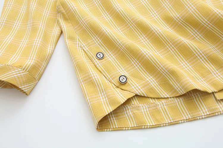 

Autumn Long Sleeve Women's Blouse Shirt Plus Size Shirt Casual Loose Plaid Shirt Camisas Mujer Chemise KKFY4920