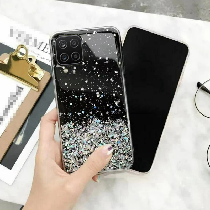 

Bling Glitter Phone Case For samsung galaxy F62 E625F M62 M625F DS Silicon Cover For samsung M F 62 M F 625F Back cover