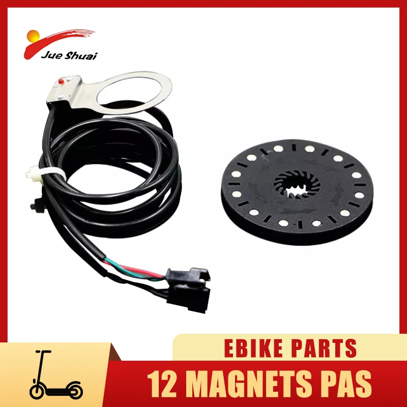 

12 Magnets PAS Electric Bike Pedal Assist Sensor Connect Motor Assemble Crank PAS E-Bike Right Side Electric Bicycle Accessories