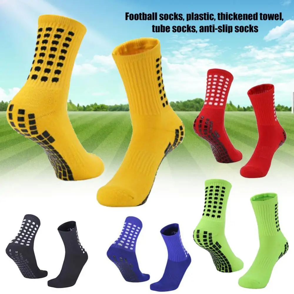 

Outdoor Sport Running Football Breathable Cotton Anti-slip Soccer Tube Socks носки Sports Socks
