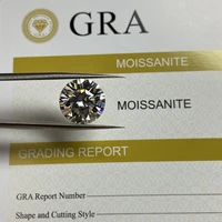 gh color 8mm round vvs moissanite stone loose moissanite diamond 2 carat for wedding ring