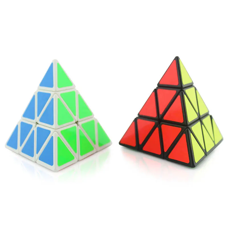 

Souptoys Environmental Plastic for Children 3D Pyramid Cube Nice Gift Anti Stress Game Learning Educational Toy Speed Cubes 1Pcs