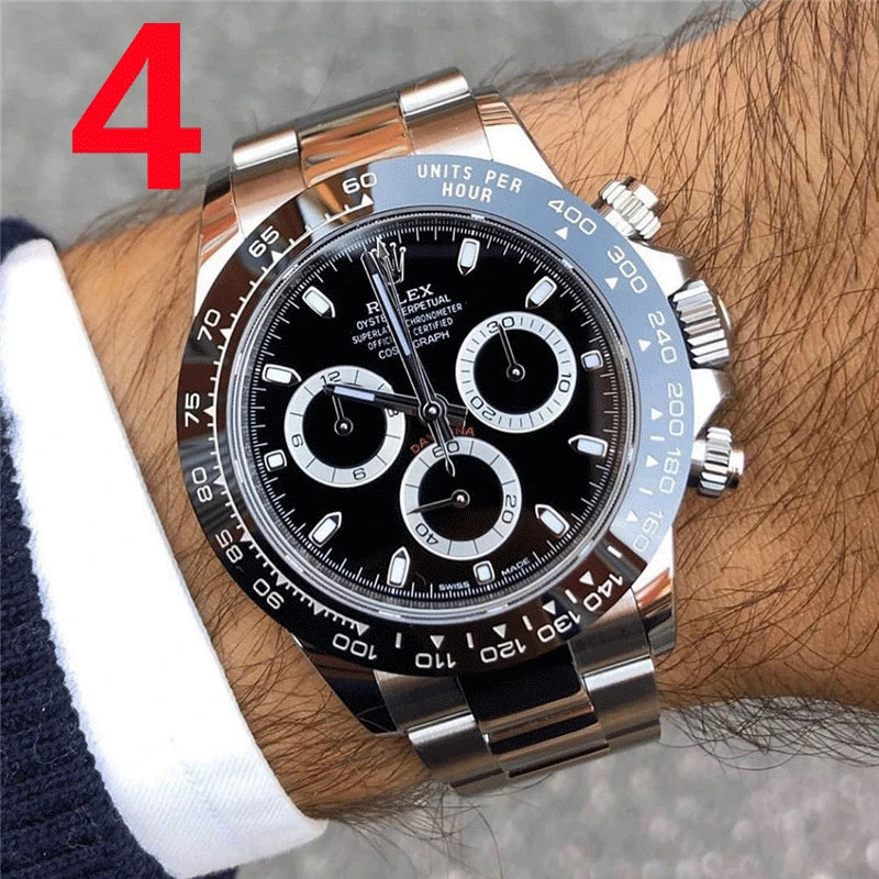 

Luxury Top Brand Watches for Men Automatic Mechanical Wristwatches Designer Stainless Steel Ceramic Bezel Luminous Watch RX24