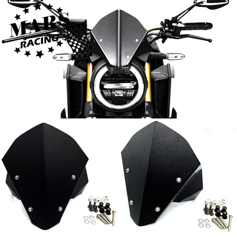 Козырёк ветрового стекла для мотоциклов подходит CB650R 2019 2020 CB650 R 19 20 Double Bubble cb650r