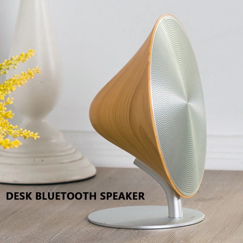 

Retro Wood Wireless Bluetooth Speaker Support NFC Touch Surface Subwoofer Home Audio Bluetooth 4.2 Audio Desktop Stereo Speaker