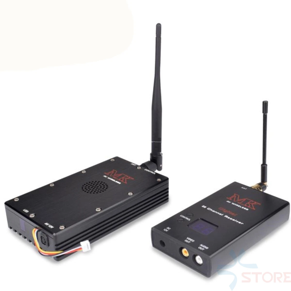 

MK brand 10W 15ch 0.9G-1.2G cctv transceiver high-power wireless video transmitter and receiver monitoring transmission