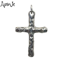 apinje silver jewelry 925 sterling silver necklace pendant for men and women cross punk gothic couples romantic pendant