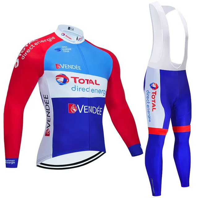 

total direct cycling jersey winter sportswear Bike Pants men Long sleeve Ropa Ciclismo Thermal Fleece bicycling Maillot Culotte