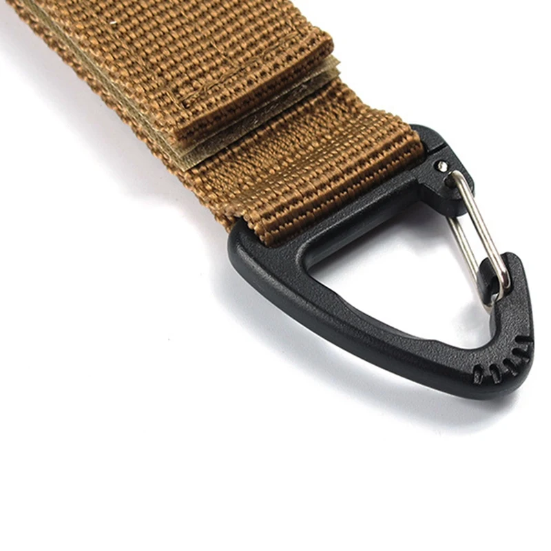 

Climbing Accessories Carabiner High-strength Nylon Tactical Backpack Key Hook Webbing Buckle Suspension Belt Buckle Suspension