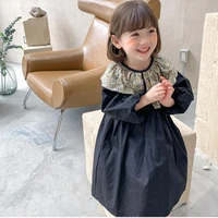 girl dress kids baby%c2%a0gown 2021 black winter autumn toddler princess outwear school uniform dresses%c2%a0children clothing
