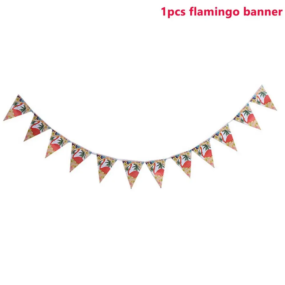 Flamingo Banner Taoup 68*48 см Розовый фламинго Photo Booth рамки День рождения Декор поставки летняя Гавайская участник Luau тропический Фотокабины реквизит - Цвет: Flamingo Banner