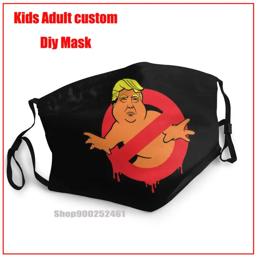 

Trump Trumpbusters DIY mascarilla harry mask mouth mask reusable mask mask pm2.5 funny pattem print grimace ghost