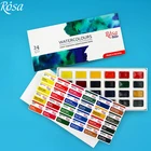 Набор для рисования ROSA White Nights акварель масляная краска твердый пигмент цветовой блок акварель Acuarelas акварель товары для рукоделия