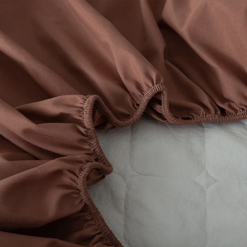 Водонепроницаемый стеганый хлопковая натяжная простыня однотонный защитный