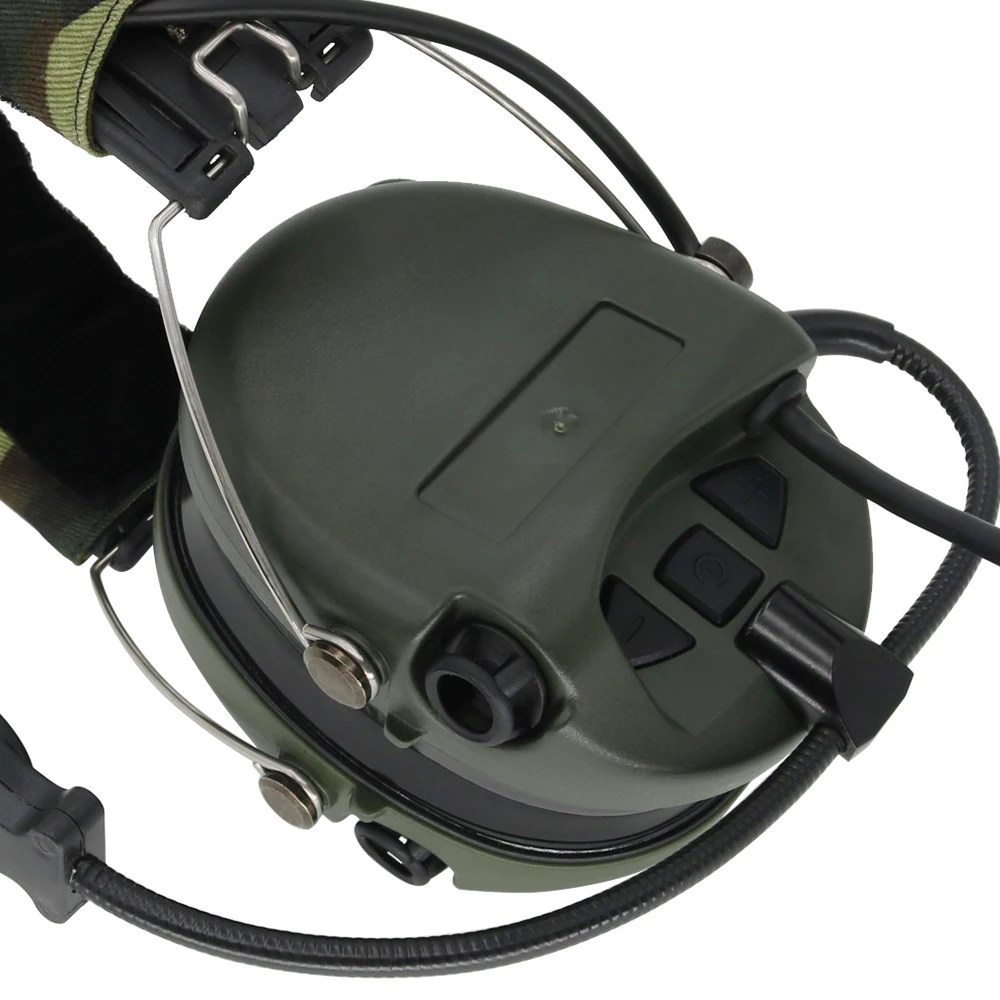 TCIHEADSET Electronic Shooting Headset MSASORDIN Airsoft Tactical Headphone Hunting Pickup Noise Reduction Tactical Earmuffs FG