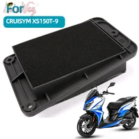 2piece electric motorcycle air filter motor bike intake cleaner for sym cruisym xs150t 9