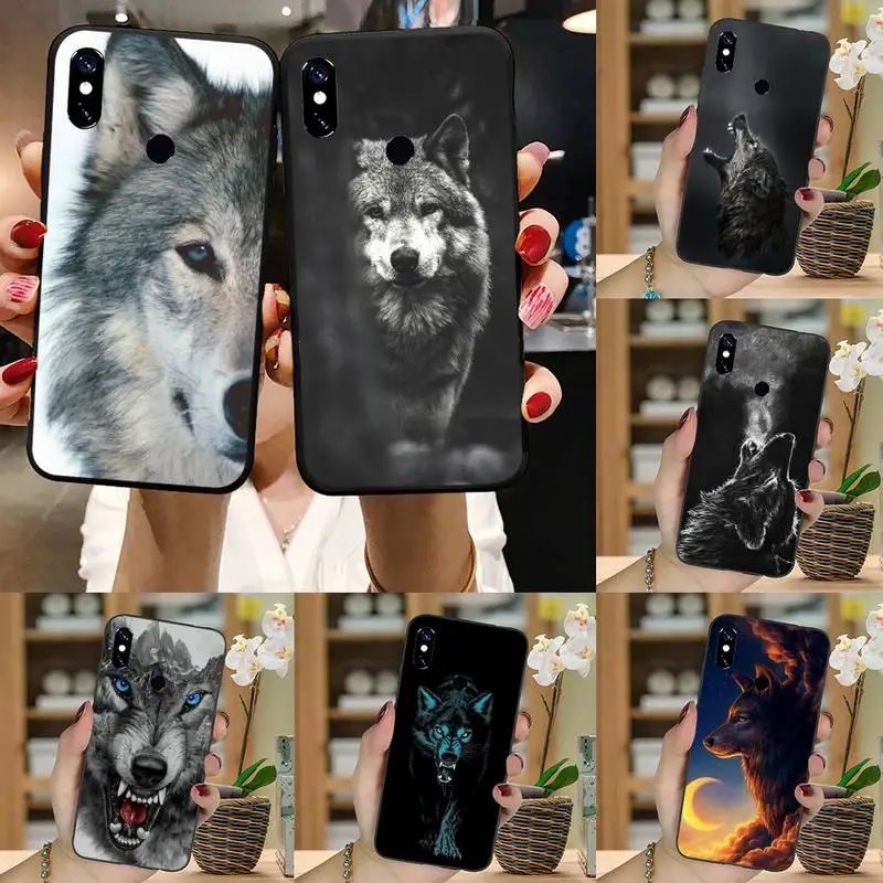 

Wolf horror animal moon Phone Case For Xiaomi Redmi note 7 8 9 t max3 s 10 pro lite coque cover funda shell