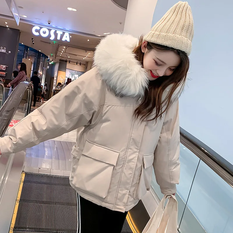 Горячая Распродажа женские зимние куртки и длинные пальто Толстая шерстяная