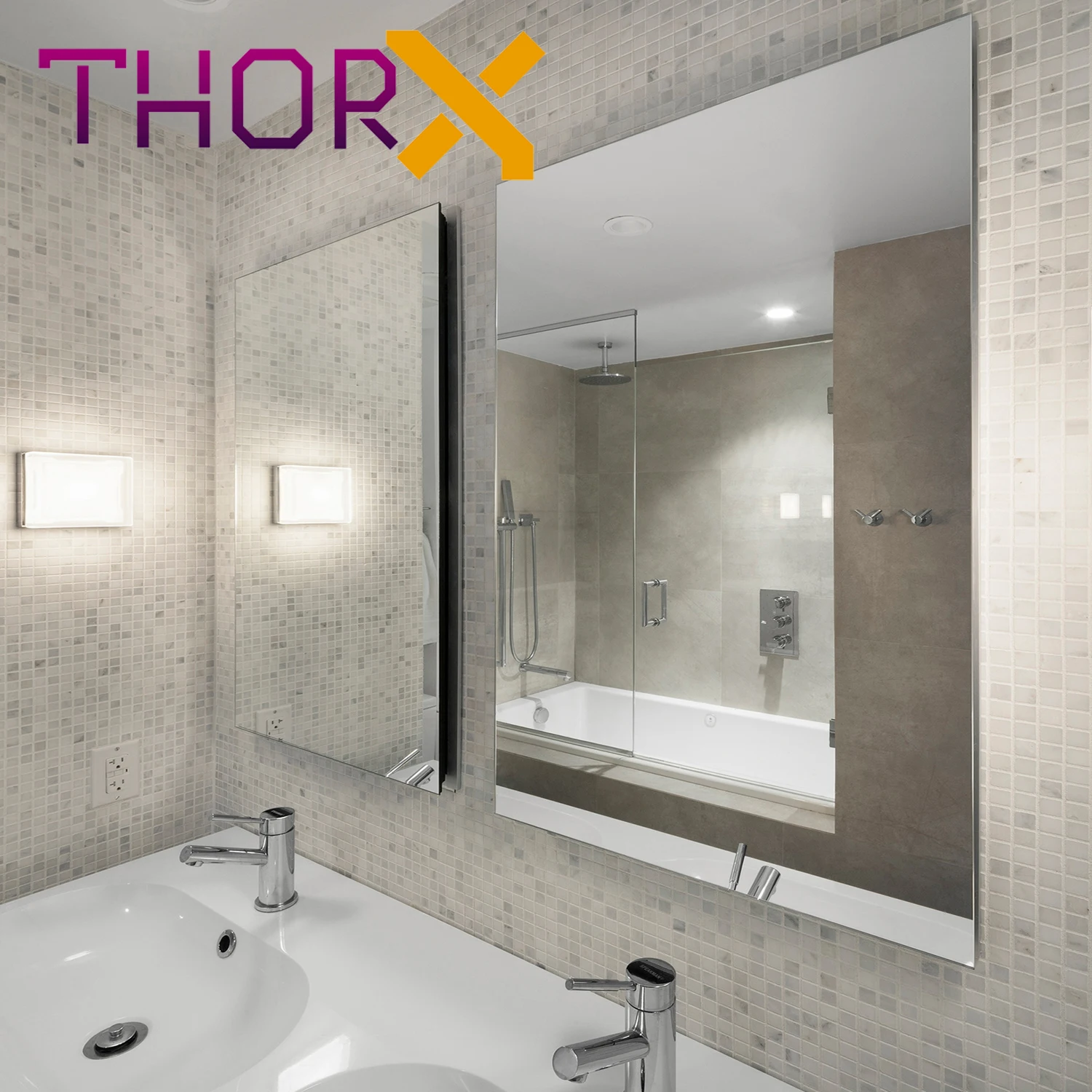 ThorX A700 M инфракрасный обогреватель панель 700 Ватт 60x120 см зеркальное стекло