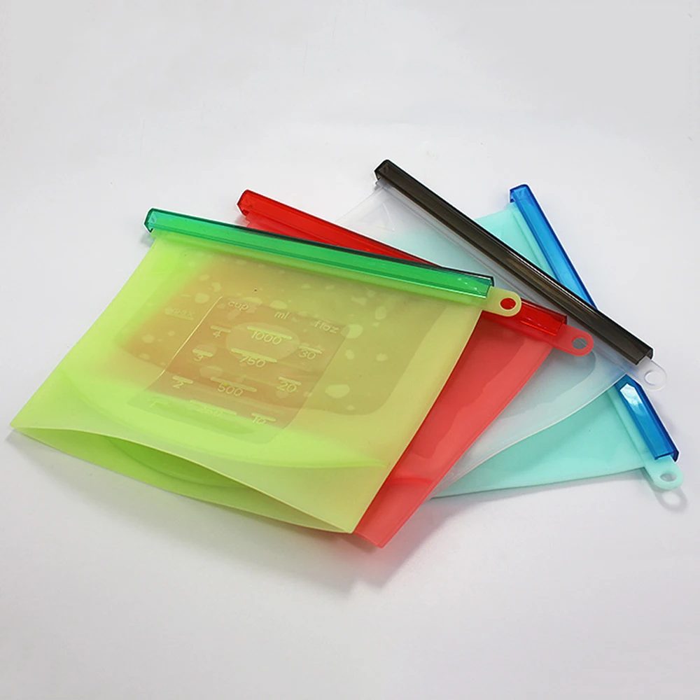 Силиконовые контейнеры для хранения еды набор миска свежей мешок чашки