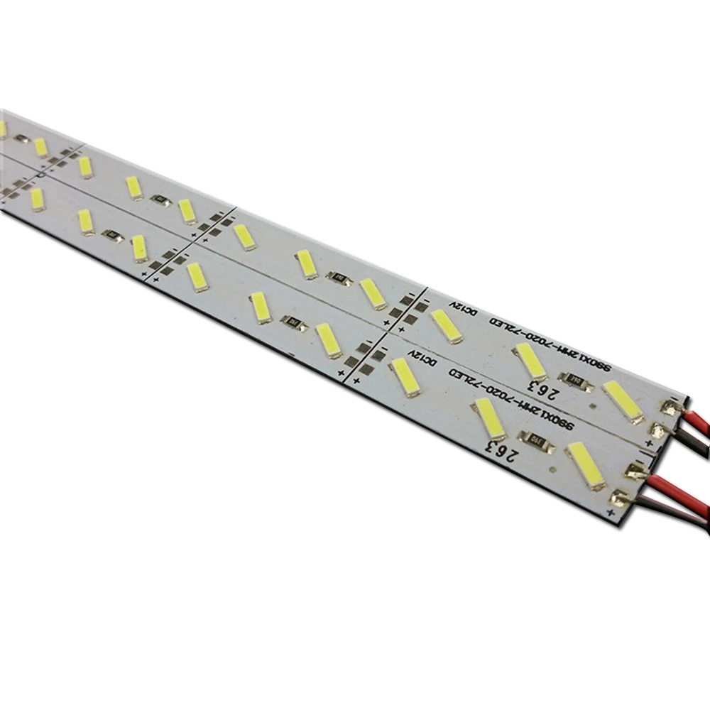 Горячие продажи 10 шт.* 50 см супер яркий жесткий бар свет DC12V 36 led SMD 8520 алюминиевый сплав светодиодные полосы света