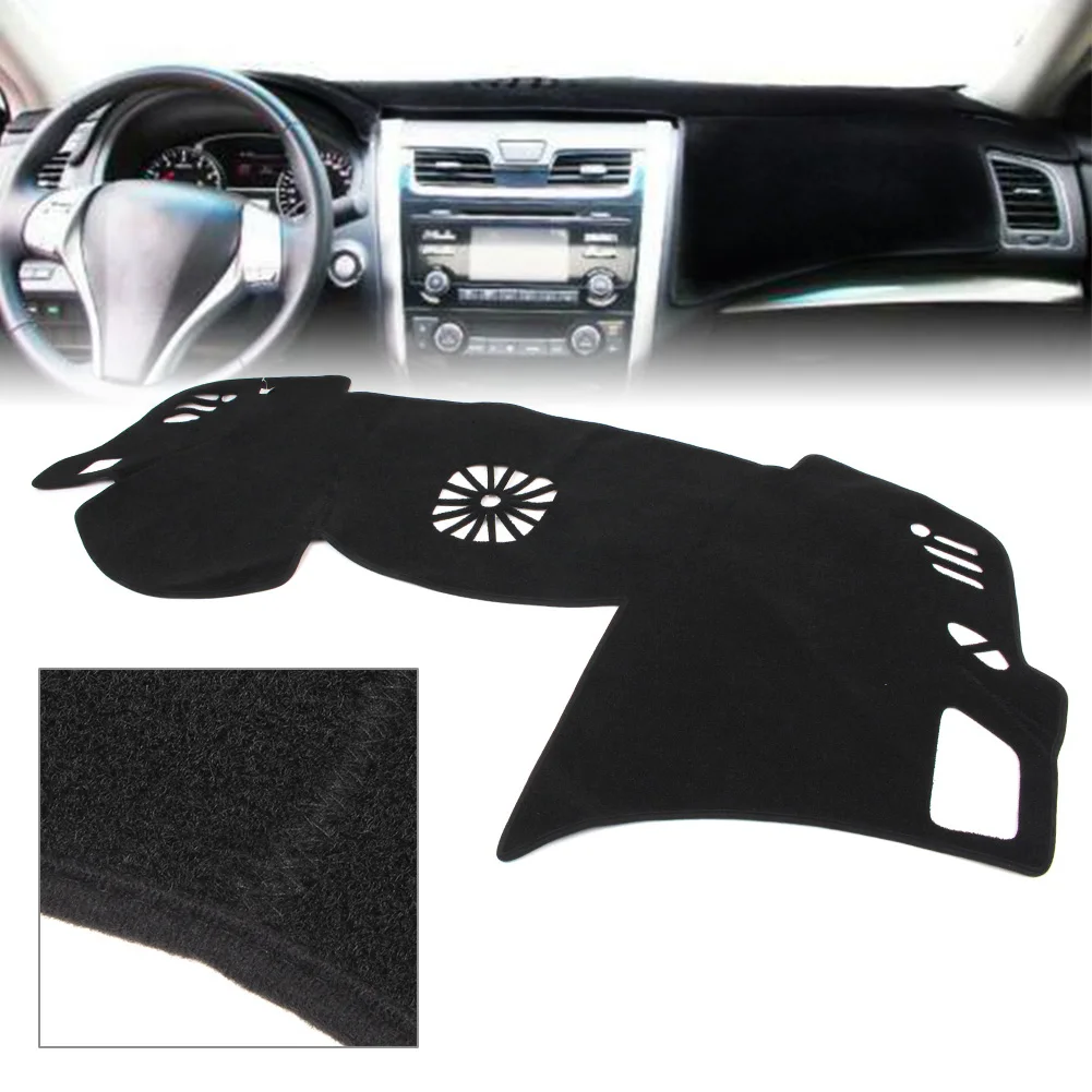 

Черный автомобильный коврик, крышка приборной панели, коврик для приборной панели для Nissan Altima Teana L33 2013 2014 2015 2016 2017 2018 LHD