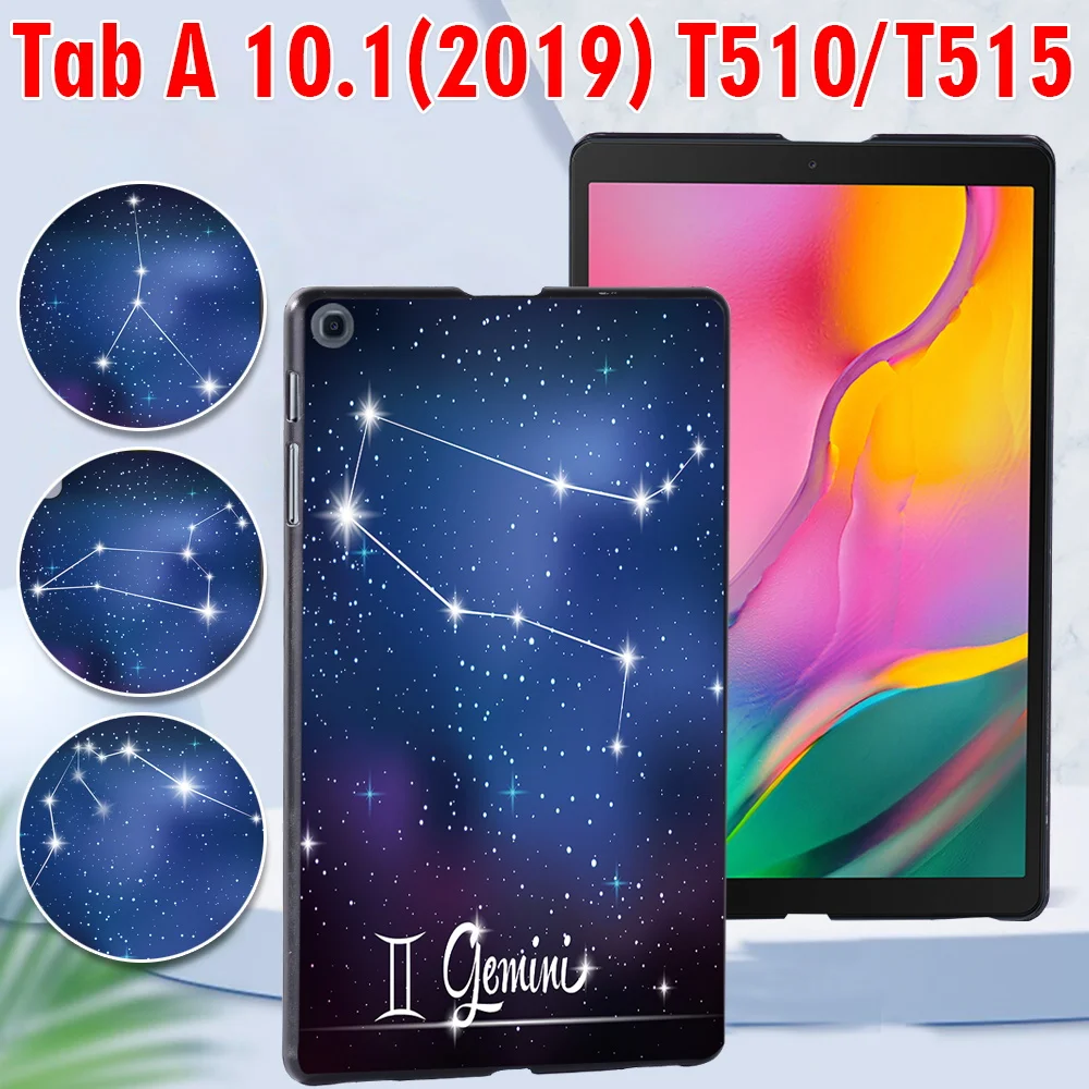 

Tablet Case for Samsung Galaxy Tab A 10.1 2019 T510/T515 Shockproof Hard Case Cover + Free Stylus
