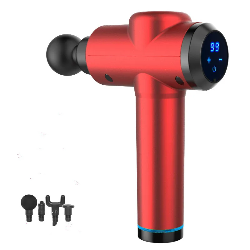 Массажер пистолет для расслабления мышц электрический массажный захвата фитнес