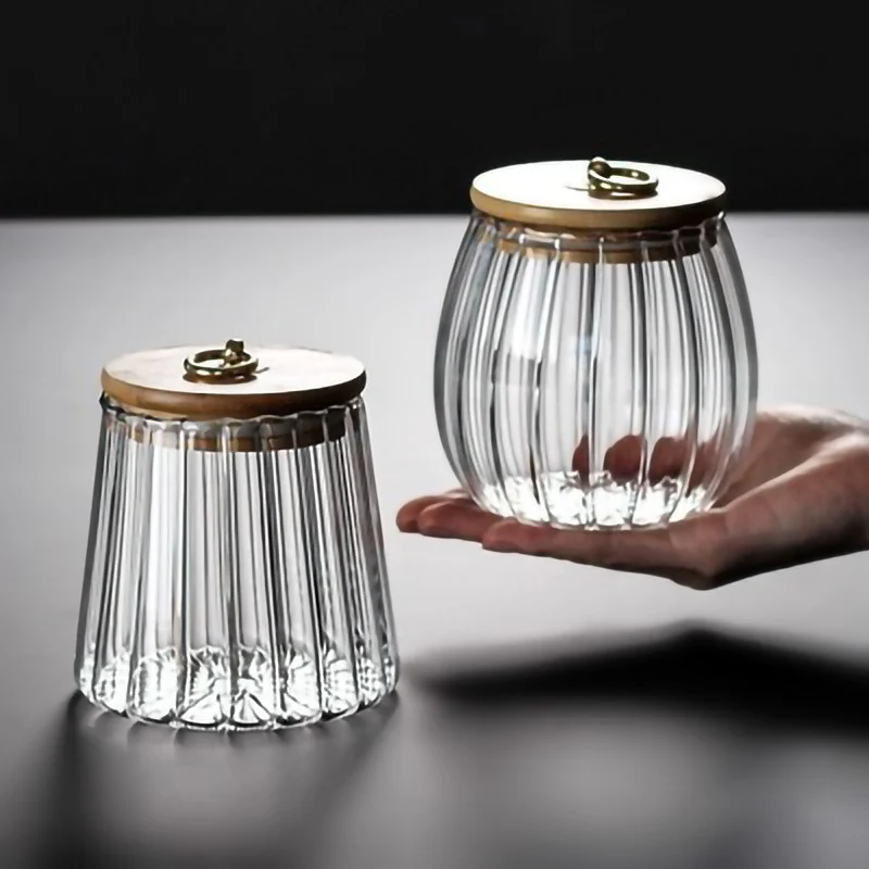 

Contracted Sealed Transparent Glass Seasoning Pot Spice Jar with Lid Salt Pepper Storage Box Sugar Bowl Kitchen Accessories