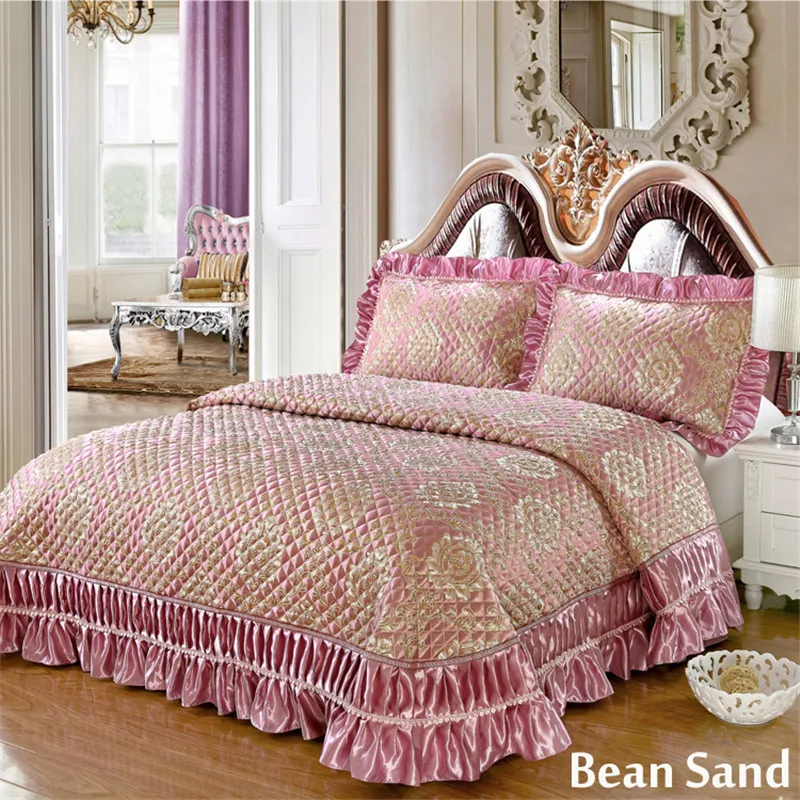 Стеганое зимнее покрывало в европейском стиле роскошные стеганые жаккардовые