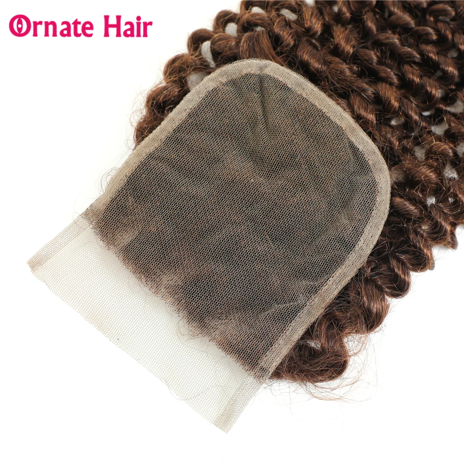 Пре-Цветной индийские волосы волнистые пряди с закрытием Non-Remy человеческие