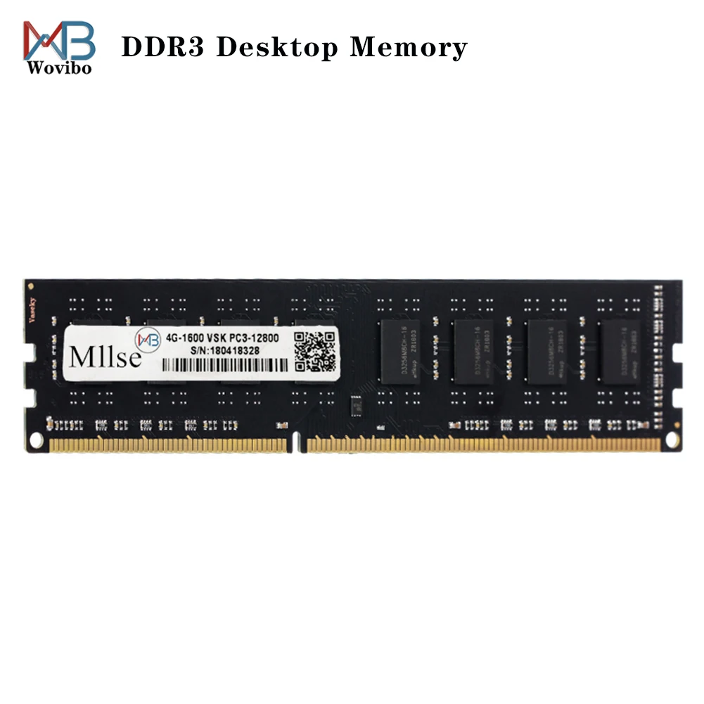 Desktop Memory RAM 240Pin DDR3 4GB 8GB 16GB 1333MHZ 1600MHZ Non-ECC Double Side Cpmputer Accessories