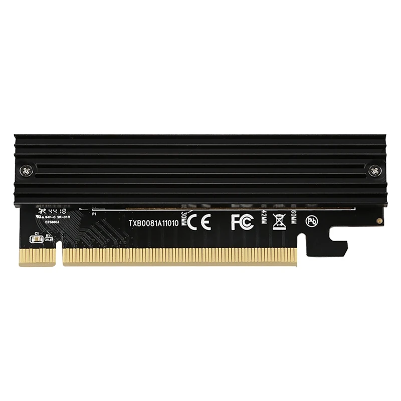 

Плата адаптера M.2, M.2 на PCIE 3,0 NVME, компьютерная высокоскоростная Плата расширения PCI-E X16 SSD, адаптер, карта с радиатором