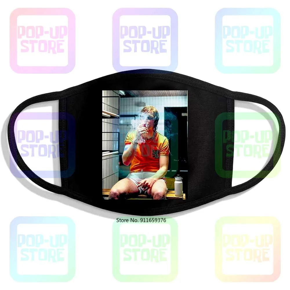 Йоханом супердуэли Fumo дыма Ajax Barcellona Olanda Anni 70 Campione печать, стирающаяся дышащая многоразовая хлопковая маска для губ