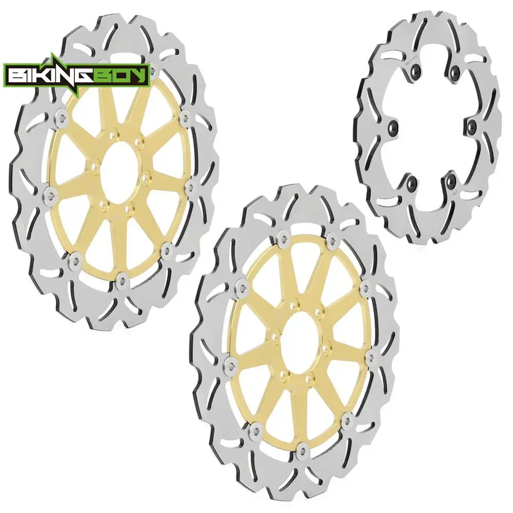 

BIKINGBOY For Yamaha YZF 750 R 1993 1994 1995 1996 1997 YZF 750 SP 93 94 95 96 97 Front Rear Brake Discs Disks Rotors Full Set