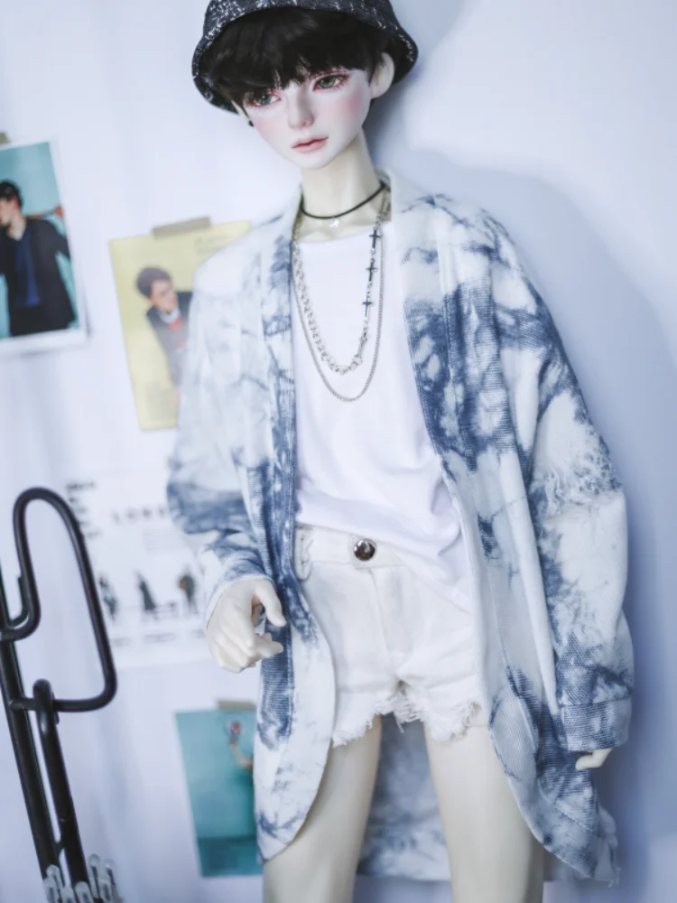 

Одежда для куклы BJD, потертый кардиган с закругленным подолом и рукавом летучая мышь, куртка, пальто для куклы 1/3 1/4 SD MSD SD17, дядюшка POPO68 SSDF, шар...