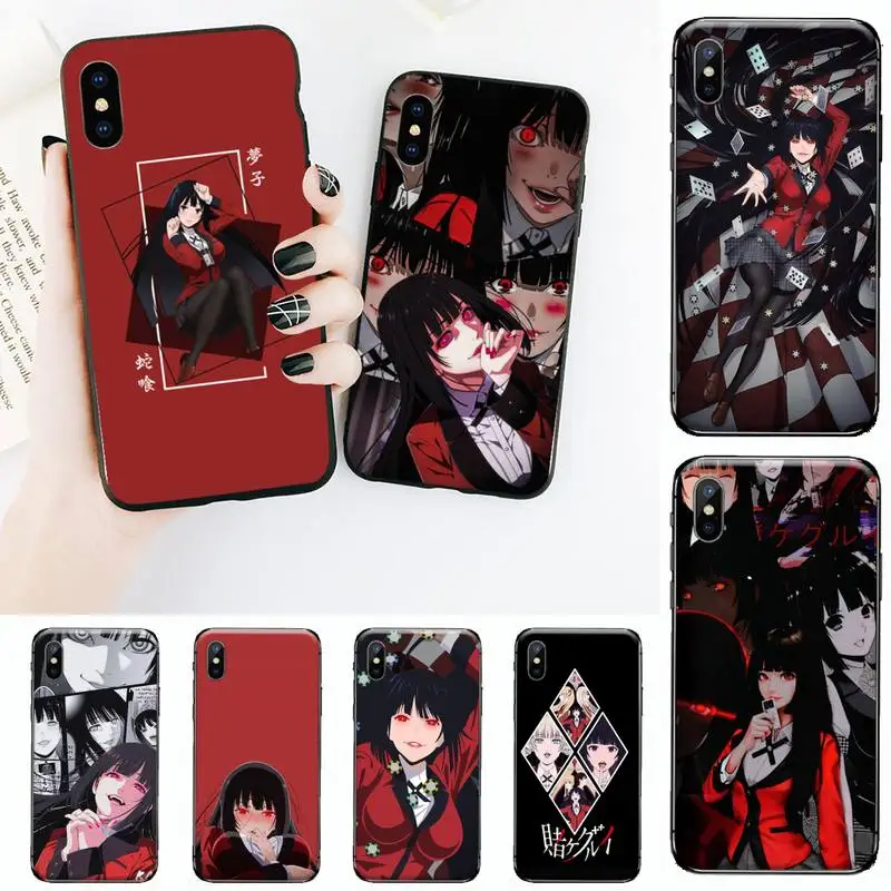 

Crazy Excitement Manga Kakegurui Phone Case for iPhone 11 12 mini pro XS MAX 8 7 6 6S Plus X 5S SE 2020 XR