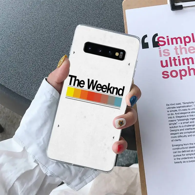 

The Weekend Phone Case For Samsung S10 S10e S8 S9 Plus S7 Edge Note10 9 8 Soft Transparent TPU Cove
