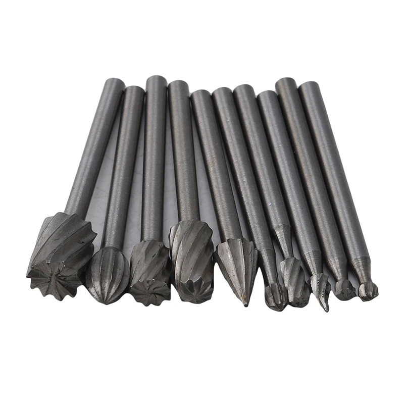 

Tungsten Carbide Rotary Burr Cutter Set for Rotary Tools Blade File Milling Cutter Engraving Bit Durable Tool