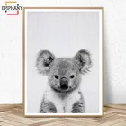 Декор для детской комнаты с австралийскими животными Koala, Настенная картина в скандинавском стиле, постеры и принты для детской комнаты с животными