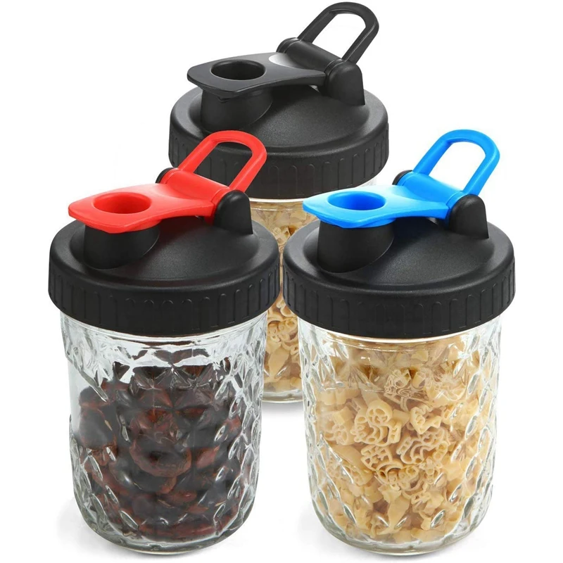 4 шт. в упаковке 86 мм широкая горлышко масонская банка откидная крышка для мяча и