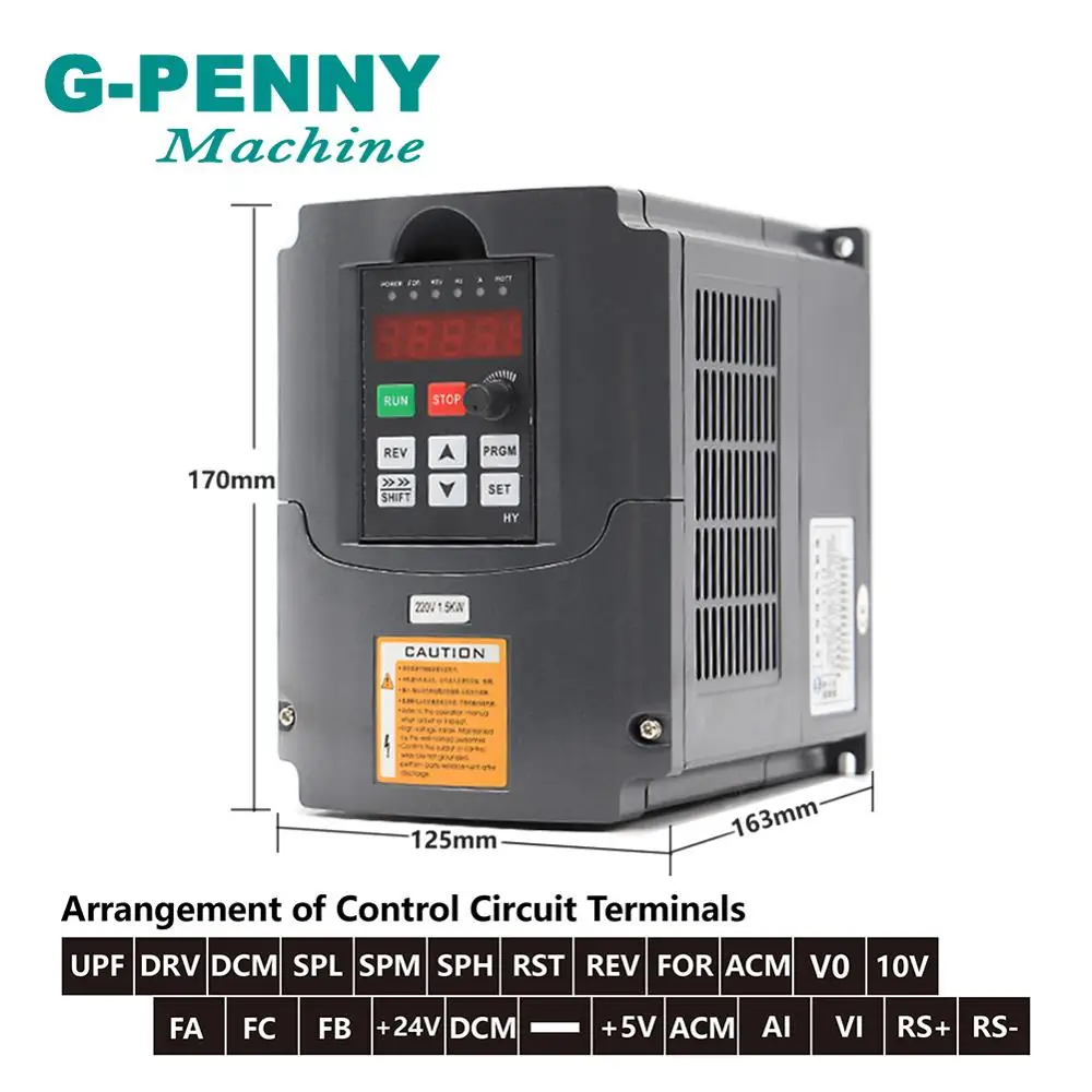 Новый товар! Электродвигатель шпинделя с воздушным охлаждением 220 В кВт ER16 CNC 80 мм