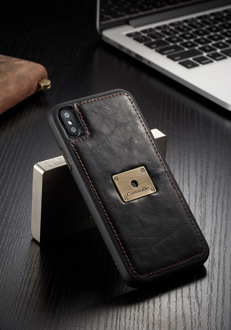 Роскошный флип-чехол me из натуральной кожи для IPhone 11 Pro 11Pro X XS Max XR 6S 7 8 Plus, винтажный Чехол-кошелек с отделением для карт, чехол