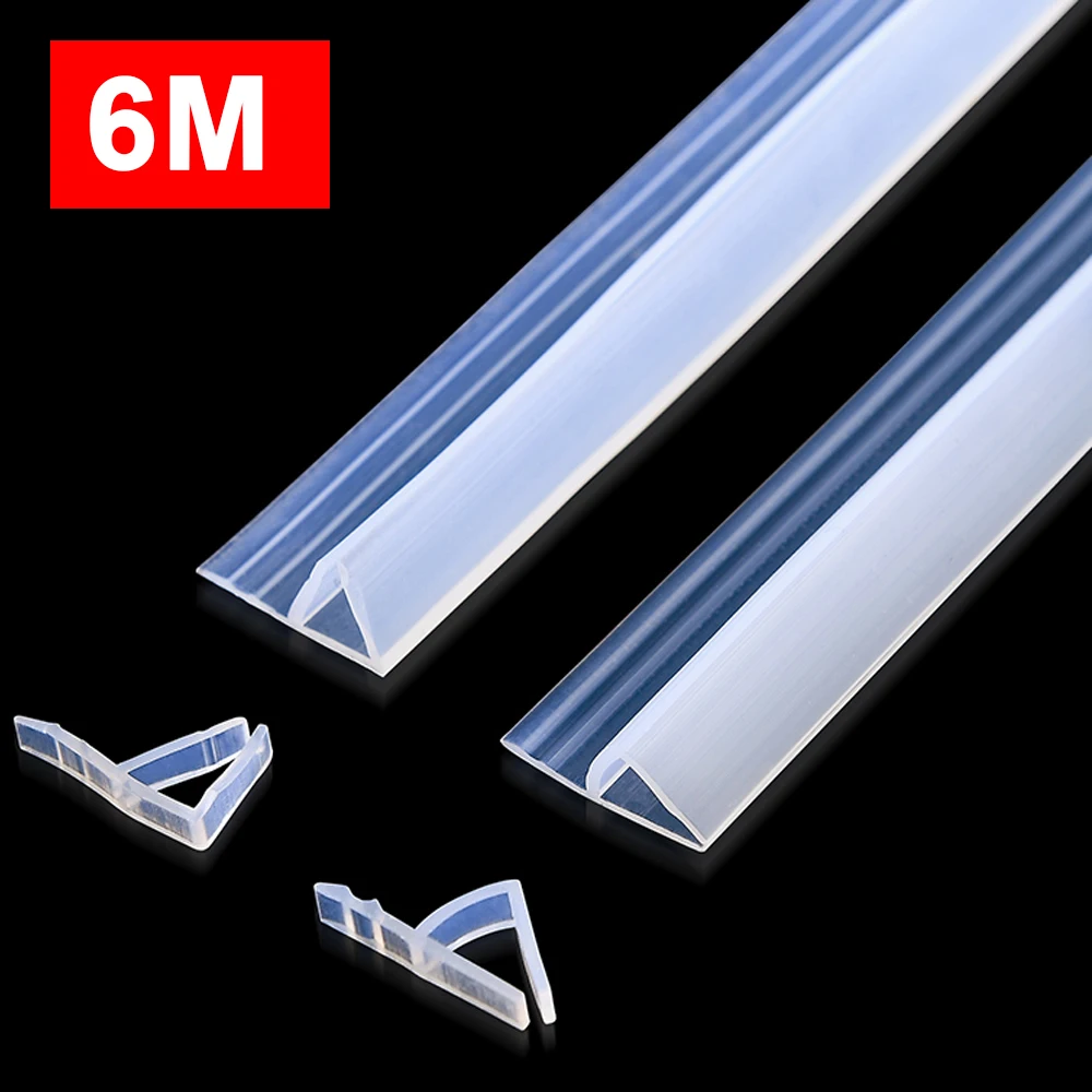 Гибкая силиконовая резиновая оконная пробка для ванной комнаты 6