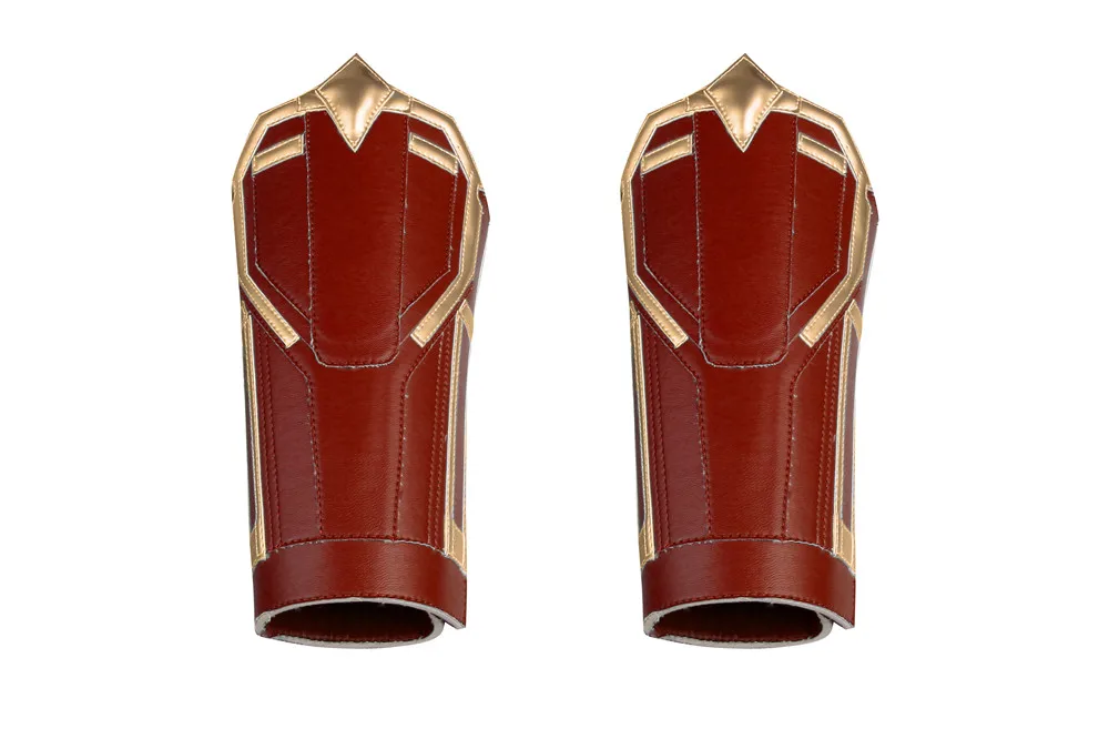 Cuffs Костюм капитана Марвел для косплея Carol Danvers костюмы супергероя для Хэллоуина Ms. Marvel комбинезон для косплея COSPLAYONSEN - Цвет: Cuffs