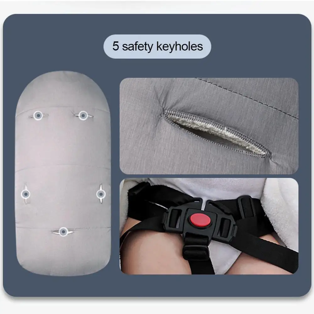 Детский спальный мешок для младенцев зимняя кровать роскошный коляски толстый