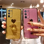 Защитный чехол для Oppo A74, A54, чехол для телефона мягкий блестящий чехол с подставкой для Oppo A74, A54, 5G, 5g